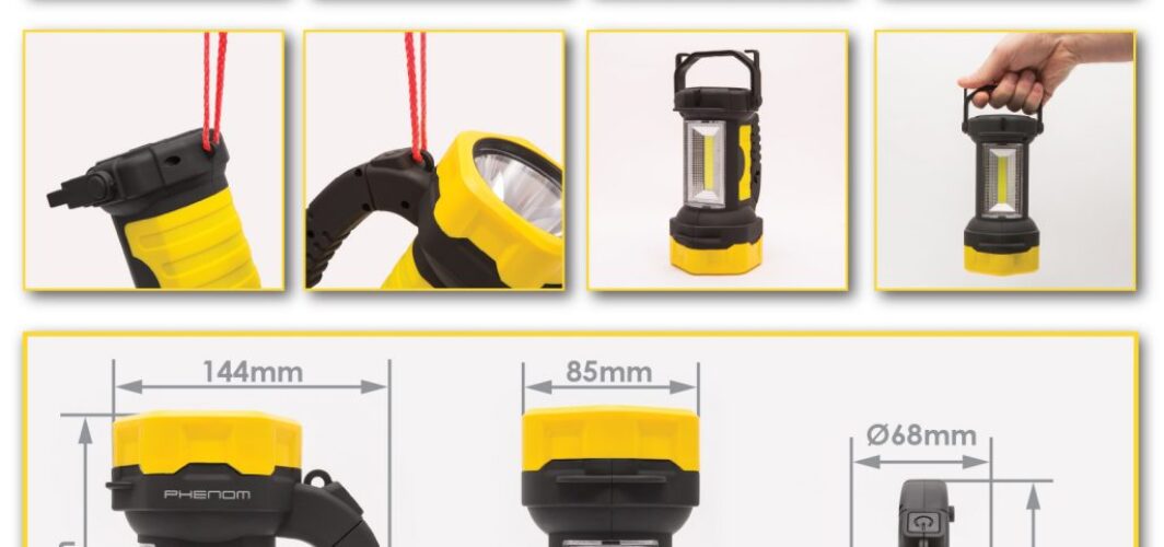 COB LED-es szerelőlámpa
