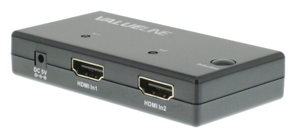 2-Port HDMI Kapcsoló Fekete