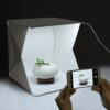 LED-es mini hordozható stúdió Box