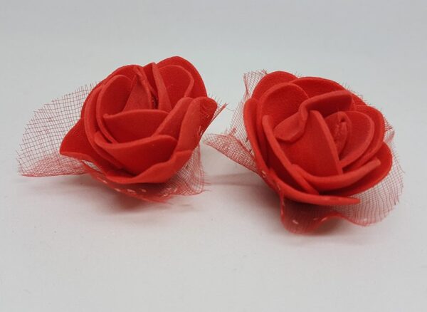 Konfetti kilövő - piros rózsa - 40 cm