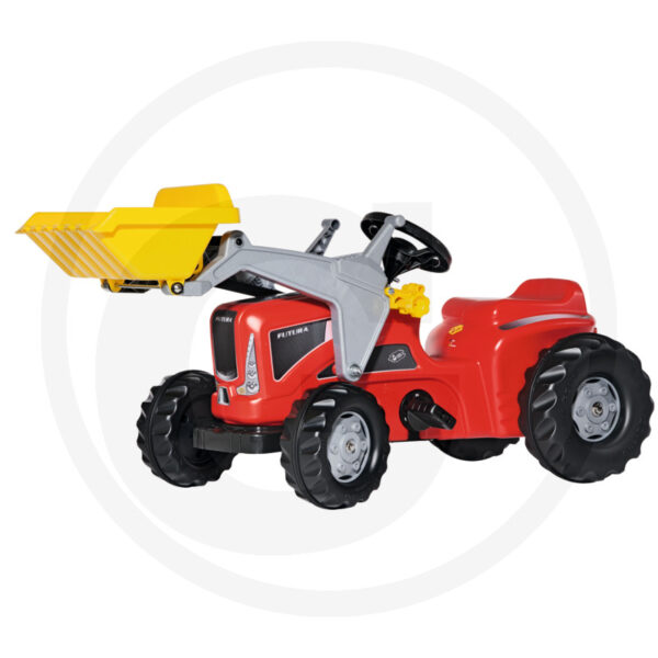 Rolly Toys Homlokrakodós pedálos piros traktor