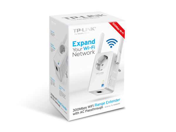 TP-Link TL-WA860RE 300Mbps Wi-Fi Lefedettségnövelő Konnektor aljzattal