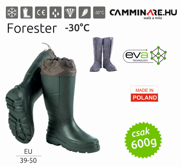 Camminare – Forester EVA csizma ZÖLD (-30°C)