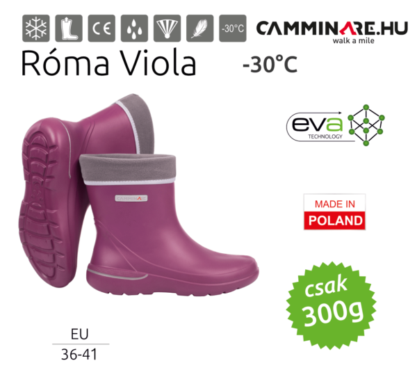 Róma női EVA csizma Viola