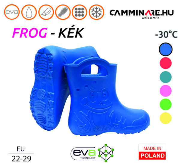 Camminare – Frog EVA gyerekcsizma KÉK (-30°C)