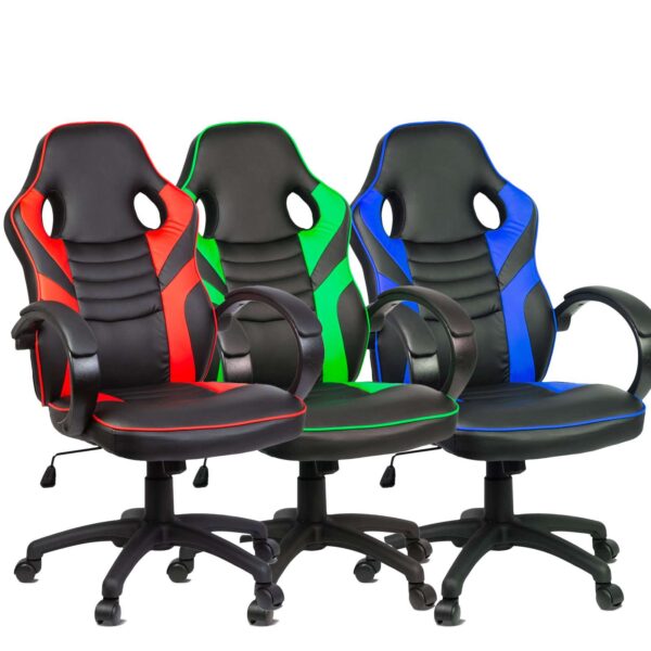 Gamer szék karfával - 71 x 53 cm / 53 x 52 cm több színben