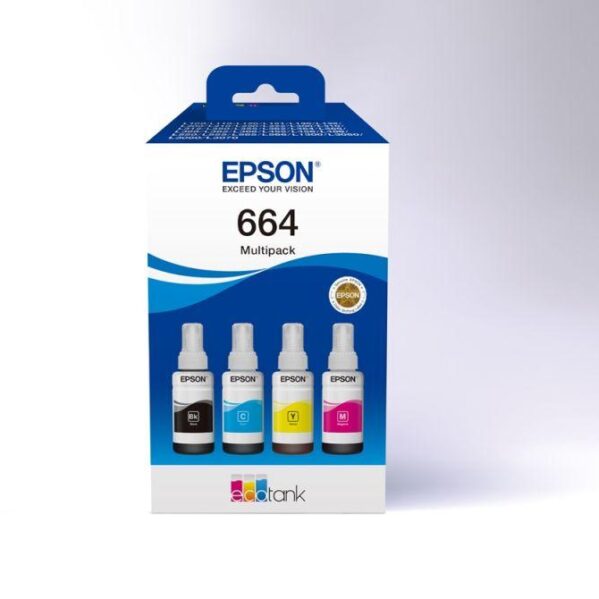 EPSON Tintapatron szett 664 EcoTank 4-colour multipack (BCMY)