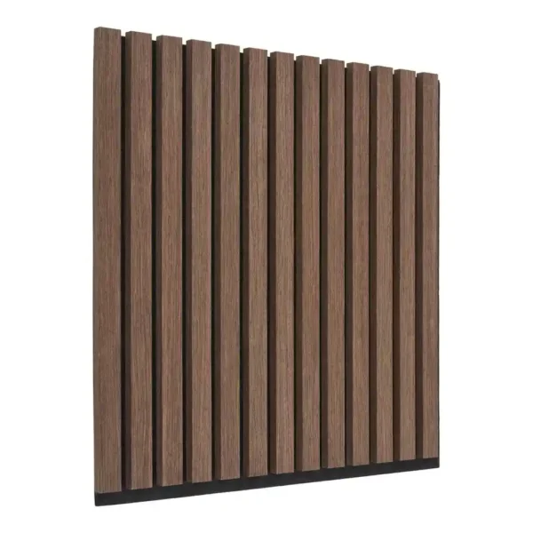 Akkusztikus panel, fa furnér, dió, dió hatású 52x52x2,2 cm