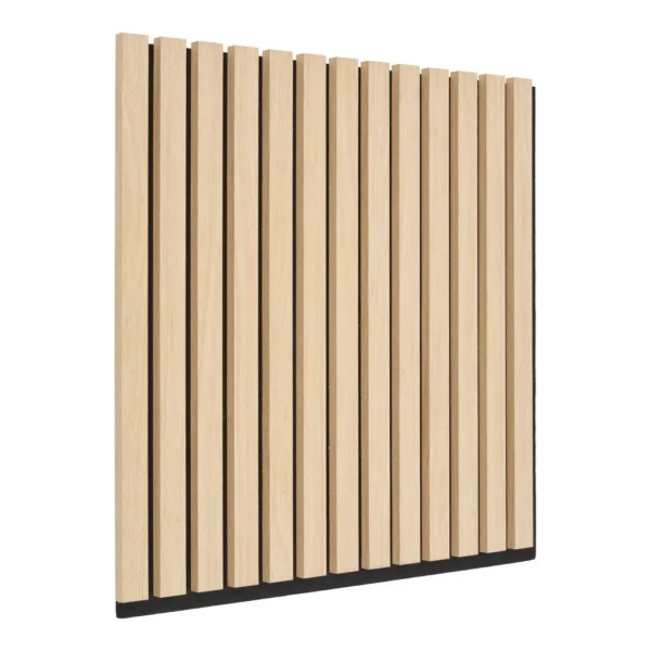 Akkusztikus panel, fa furnér, natúr, tölgy hatású 52x52x2,2 cm