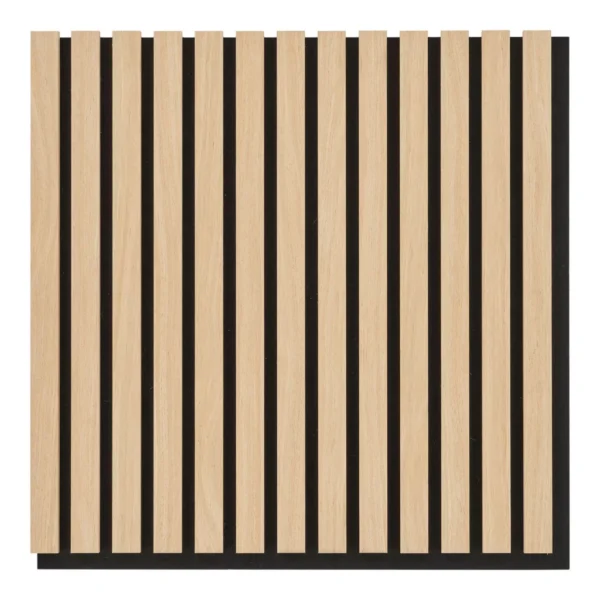 Akkusztikus panel, fa furnér, natúr, tölgy hatású 52x52x2,2 cm
